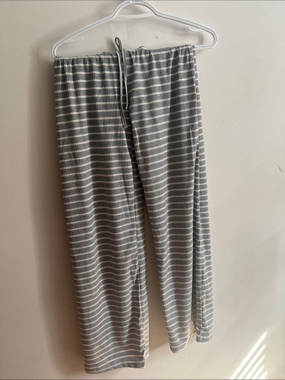 Grey stripped Low Waist Pants